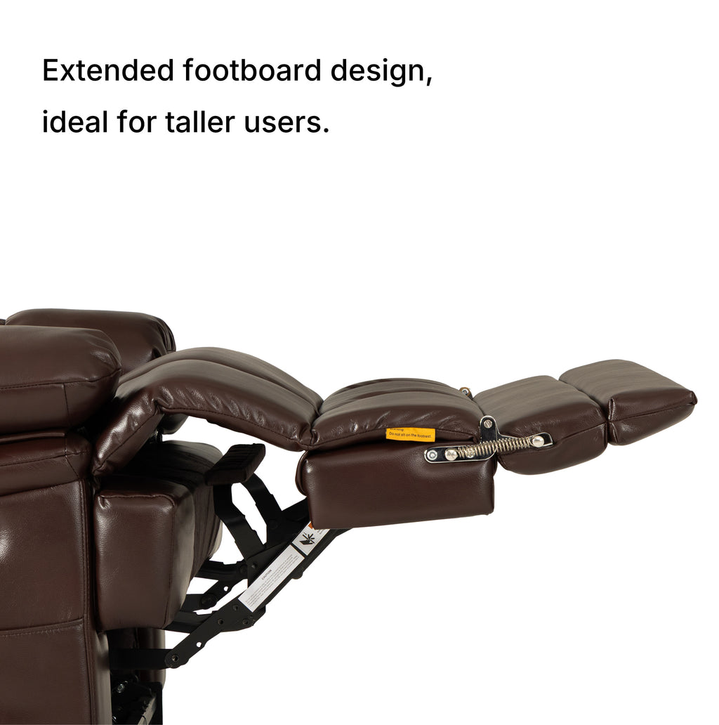 9205L Big & Tall Power Lift Recliner – Extended Footrest, Dual Motor, Heat & Massage, 400 lbs