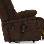 9205L Big & Tall Power Lift Recliner – Extended Footrest, Dual Motor, Heat & Massage, 400 lbs