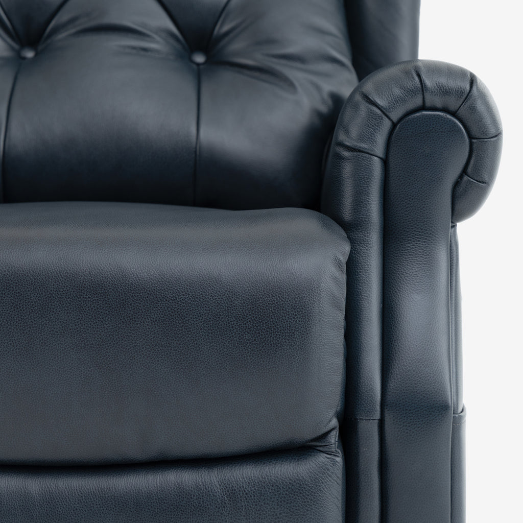 Dual Motor Real Leather Lift Chair with Infinite Position