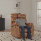 9188E Pro Oversized Power Lift Recliner – 400 lb, Triple Motor, All-in-One Remote, Lay Flat, Heat & Massage