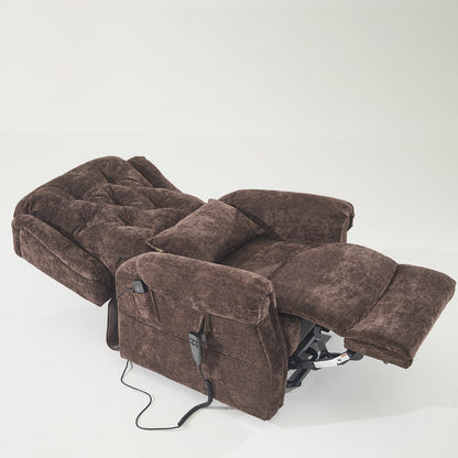 Power Lay Flat Recliner With Infinite Positions and Heating&Massage
