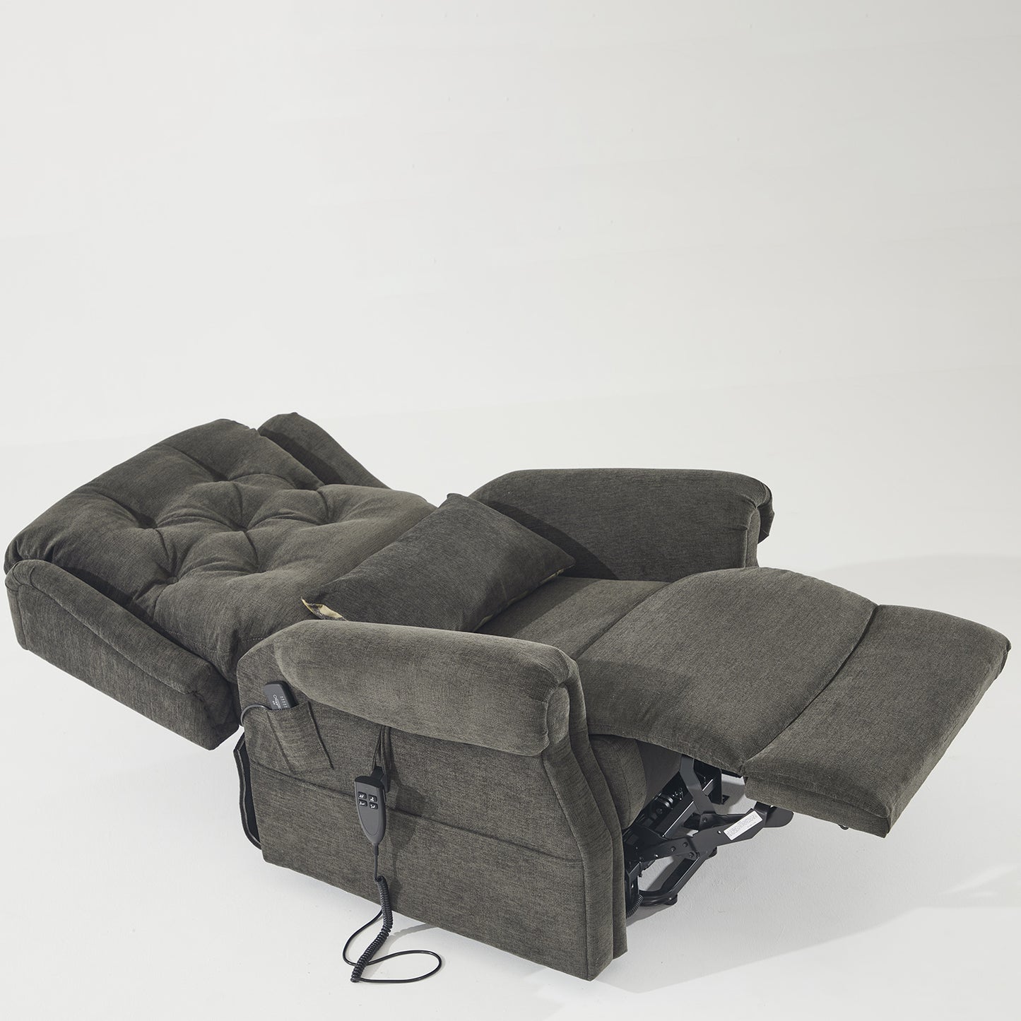  Dual Motor Power Lift Recliner With Full Lay Flat And Heat&Massage