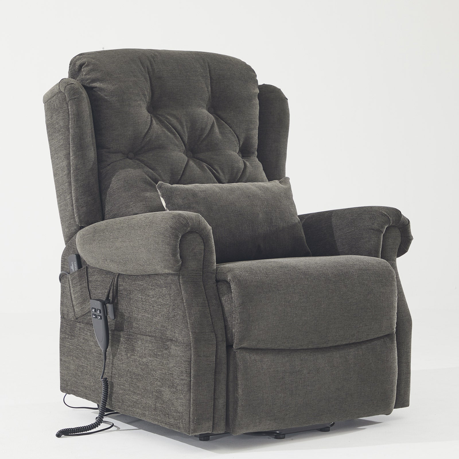  Dual Motor Power Lift Recliner With Full Lay Flat And Heat&Massage