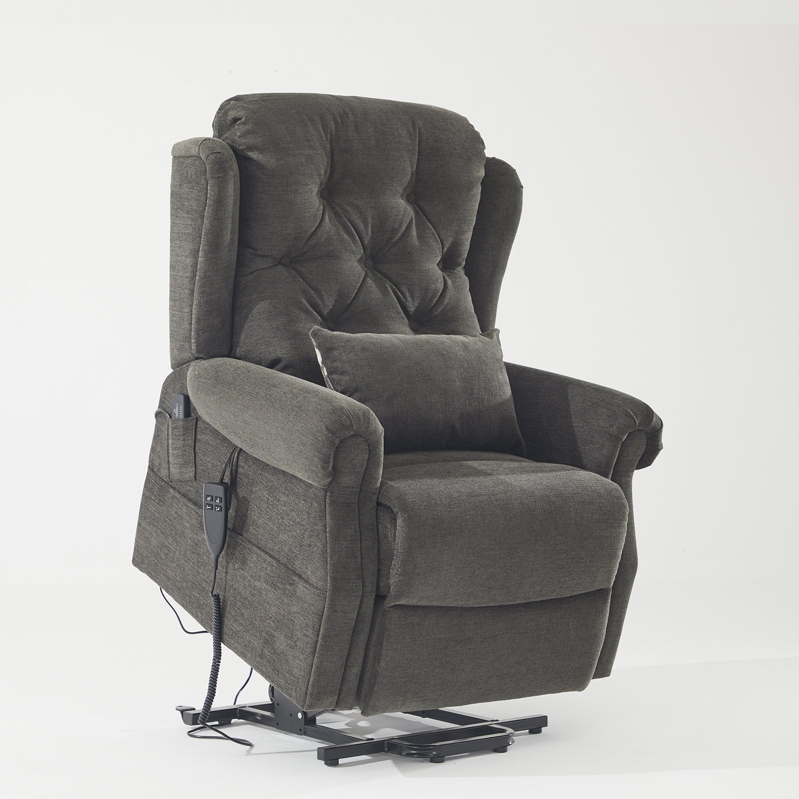  Dual Motor Power Lift Recliner With Full Lay Flat And Heat&Massage