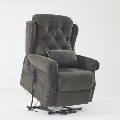  Dual Motor Power Lift Recliner With Full Lay Flat And Heat&Massage