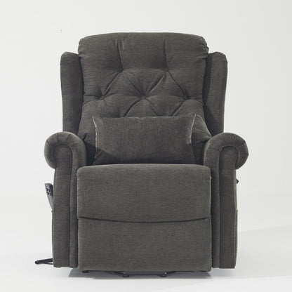  Dual Motor Power Lift Recliner With Full Lay Flat And Heat&Massage