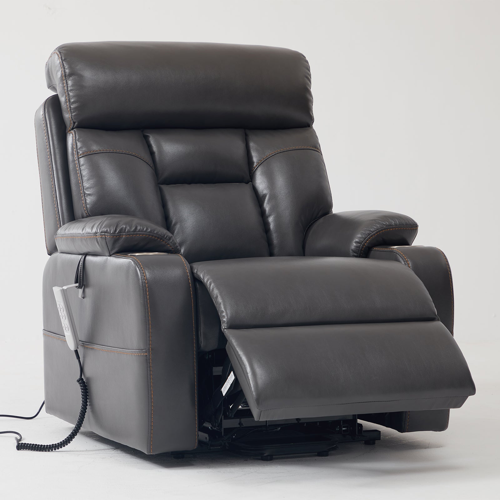 9181 Three Motor Recliner Chair With Lumbar Support(Lay Flat)