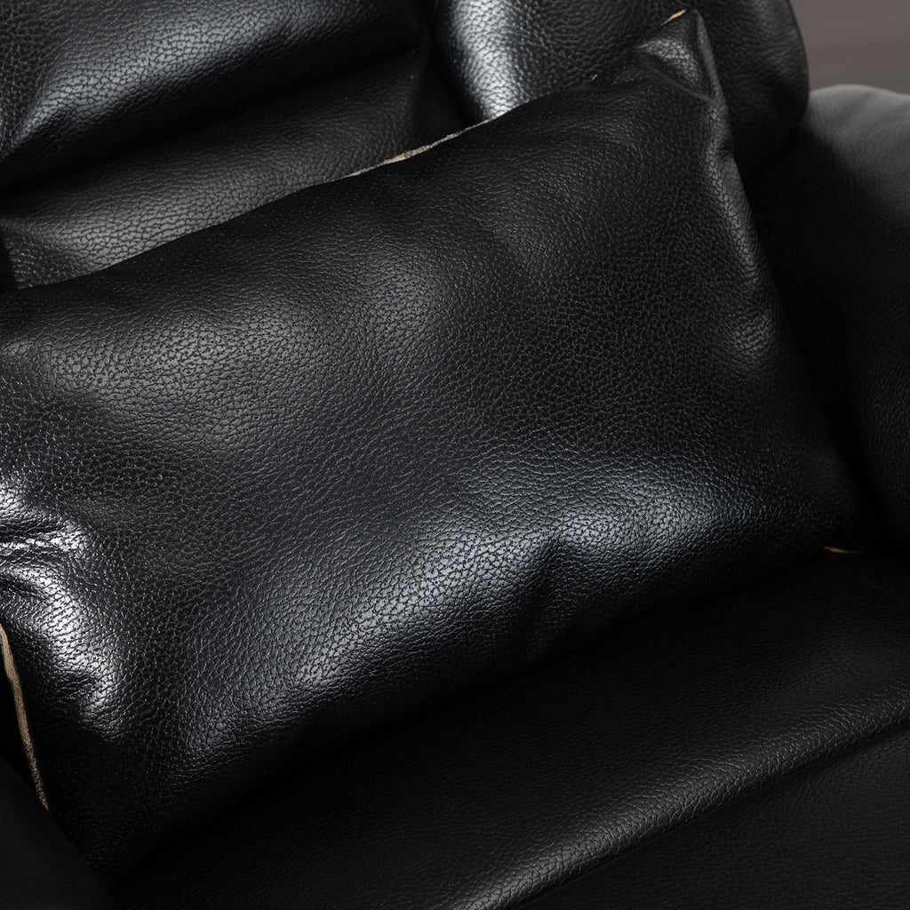 9181 Black Recliner With Power Lumbar Support(Lay Flat)