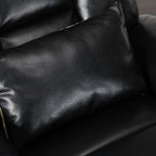 9181 Black Recliner With Power Lumbar Support(Lay Flat)